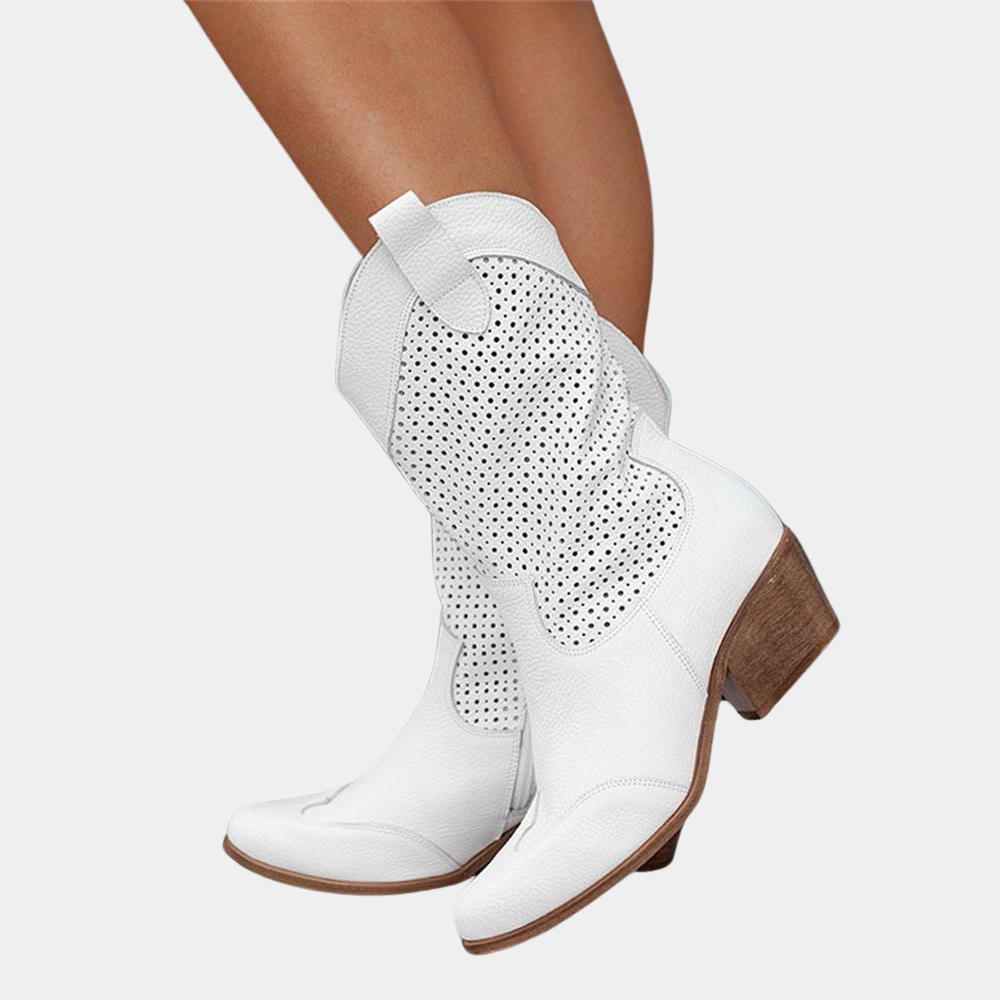 Freya - Women's Chic Ankle Cowboy Boots