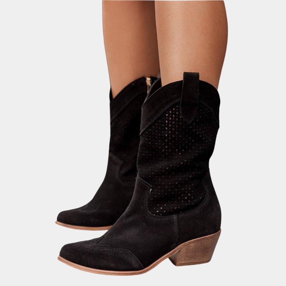 Freya - Women's Chic Ankle Cowboy Boots