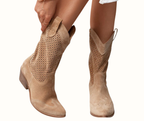 Freya - Women's Chic Ankle Cowboy Boots