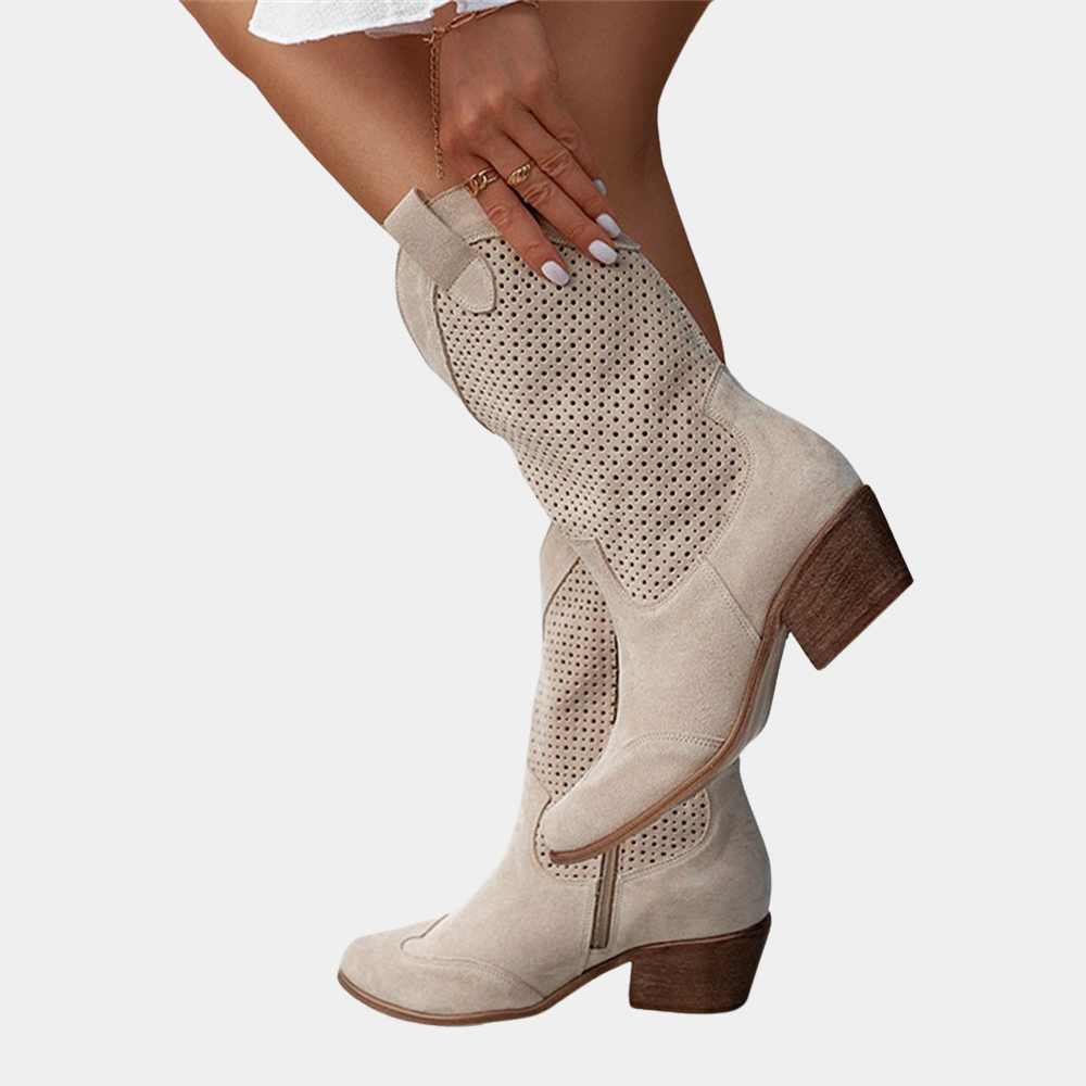 Freya - Women's Chic Ankle Cowboy Boots
