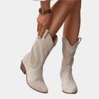 Freya - Women's Chic Ankle Cowboy Boots