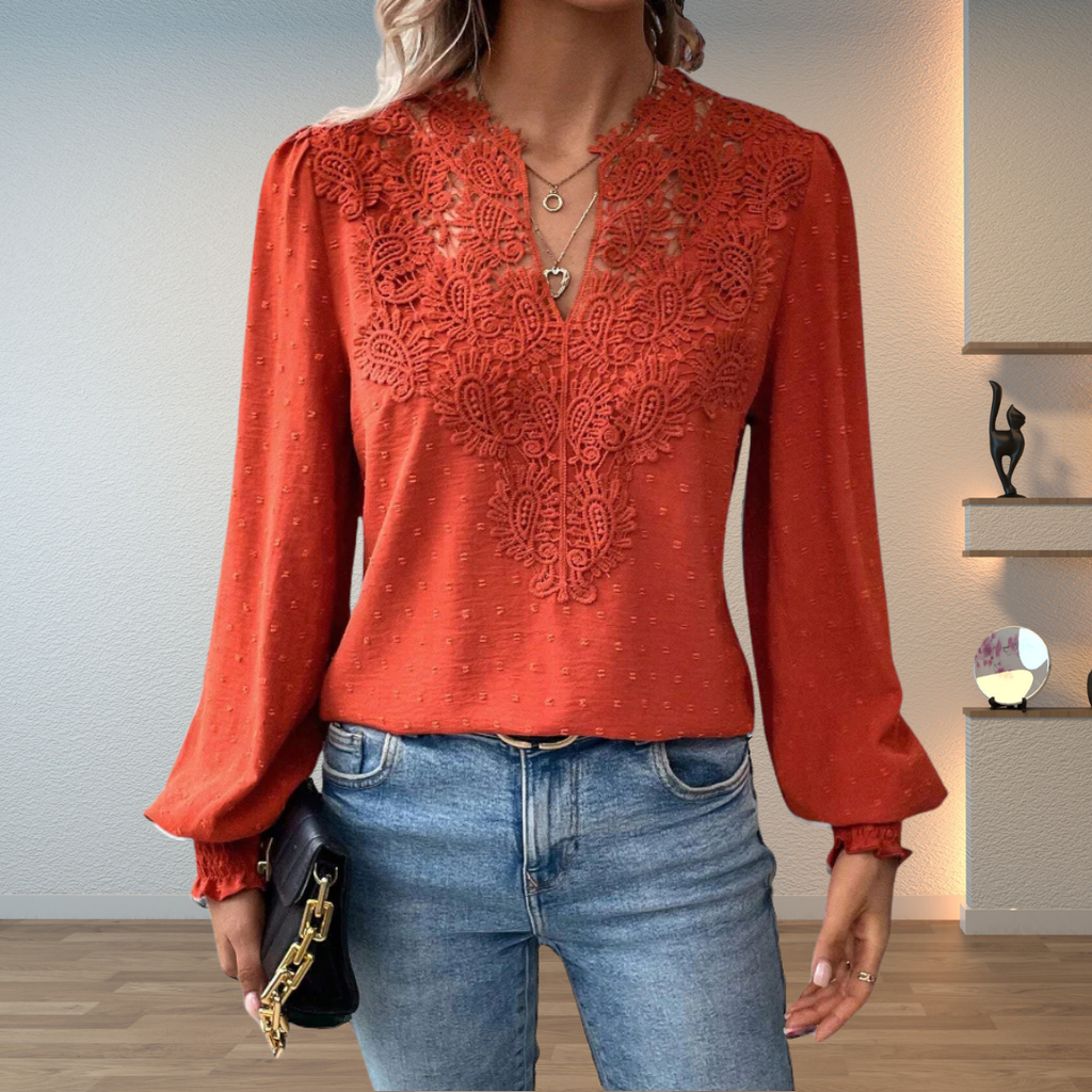 Freya | Women's Elegant Lace Blouse