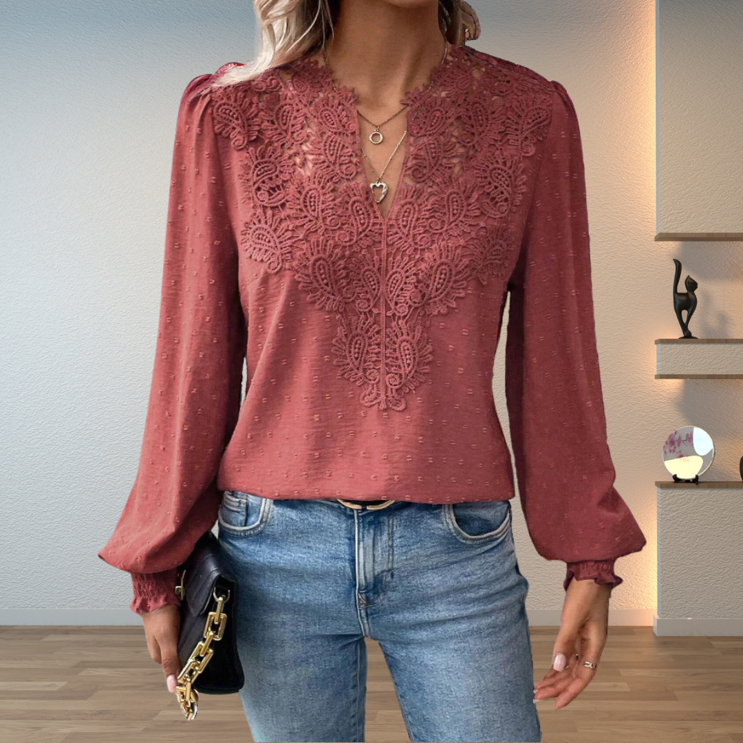 Freya | Women's Elegant Lace Blouse
