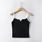 Gemma | Women's Chic Black and White Corset Top