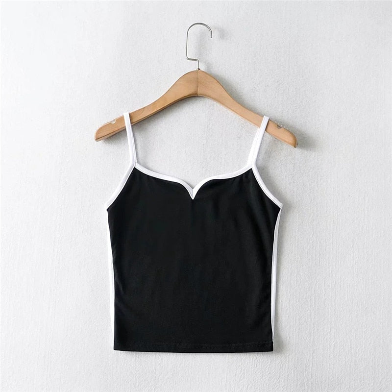 Gemma | Women's Chic Black and White Corset Top