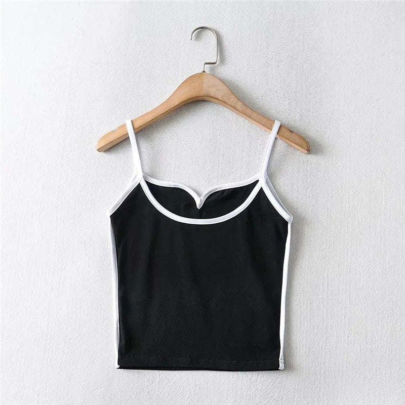 Gemma | Women's Chic Black and White Corset Top