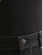 Gemma | Women's Chic Black and White Corset Top