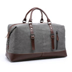 Griffin - Men's Classic Duffle Bag with Faux Leather Trim