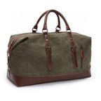 Griffin - Men's Classic Duffle Bag with Faux Leather Trim