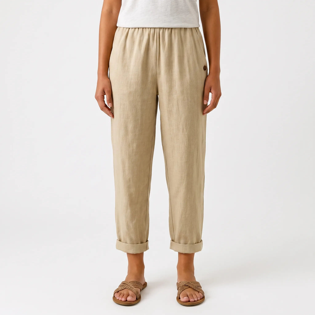 HavenFit - Relaxed Cuffed Summer Trousers