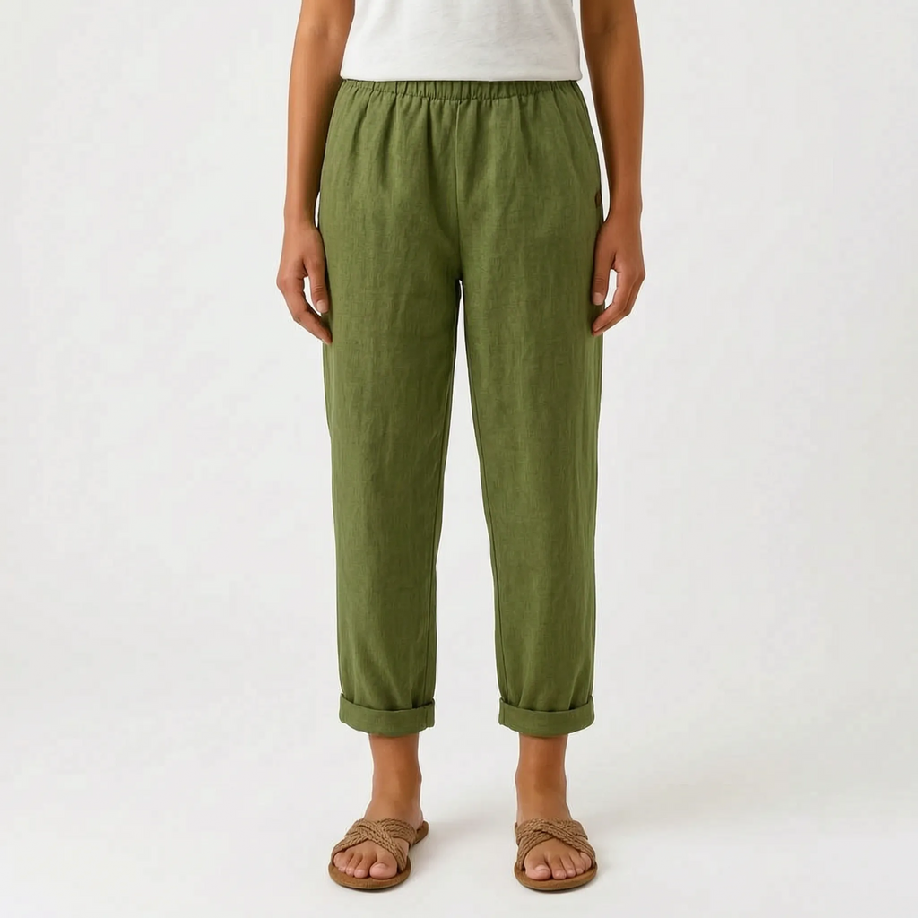 HavenFit - Relaxed Cuffed Summer Trousers