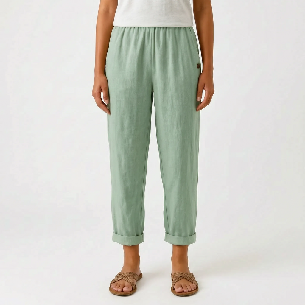 HavenFit - Relaxed Cuffed Summer Trousers
