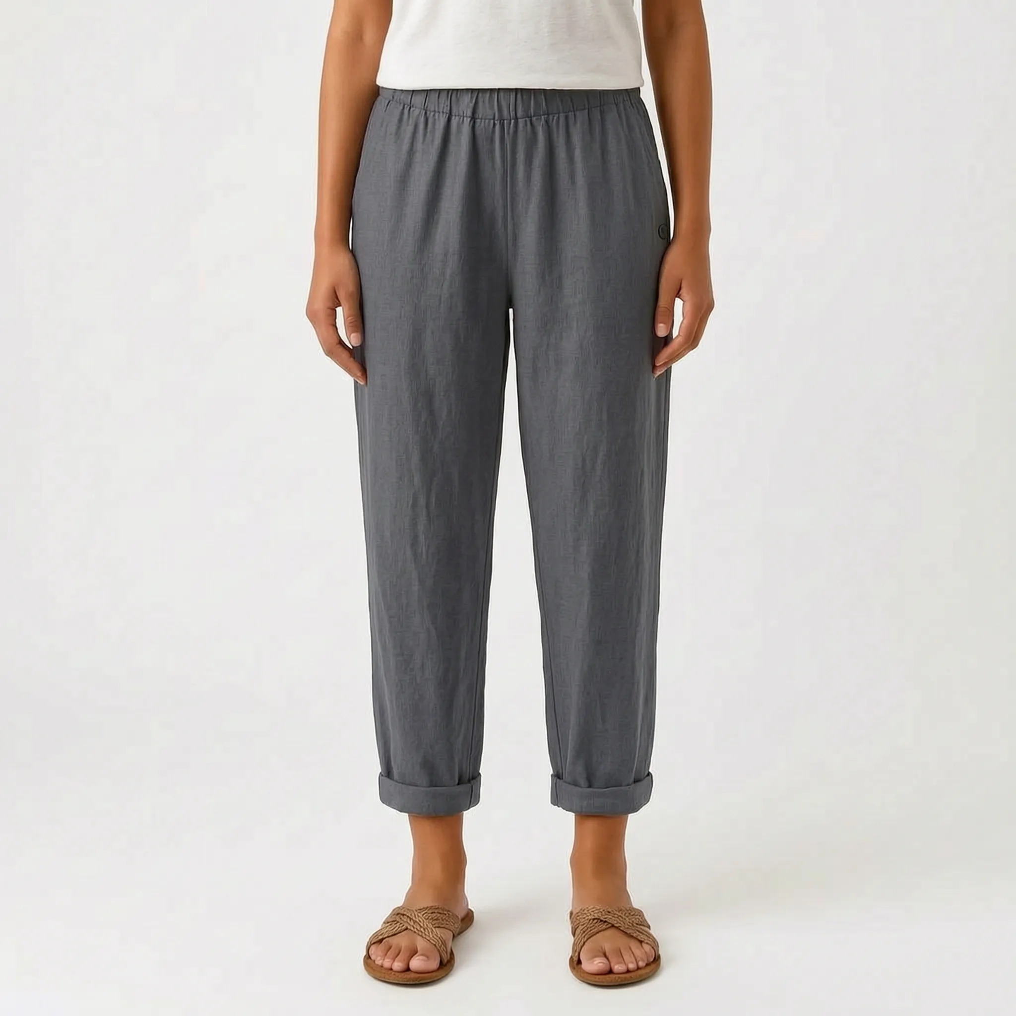 HavenFit - Relaxed Cuffed Summer Trousers
