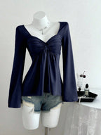 Idris | Women's Elegant Long Sleeve Going Out Top