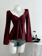 Idris | Women's Elegant Long Sleeve Going Out Top