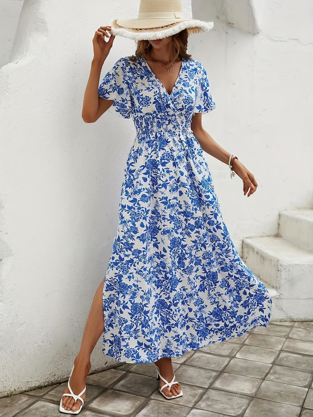 Thea | Women's Beach Floral Summer Dress