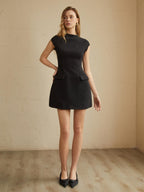 Isla | Women's Chic Mini Dress with Cap Sleeves