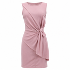 Isla | Women's Elegant Cocktail Dress with Knot Detail