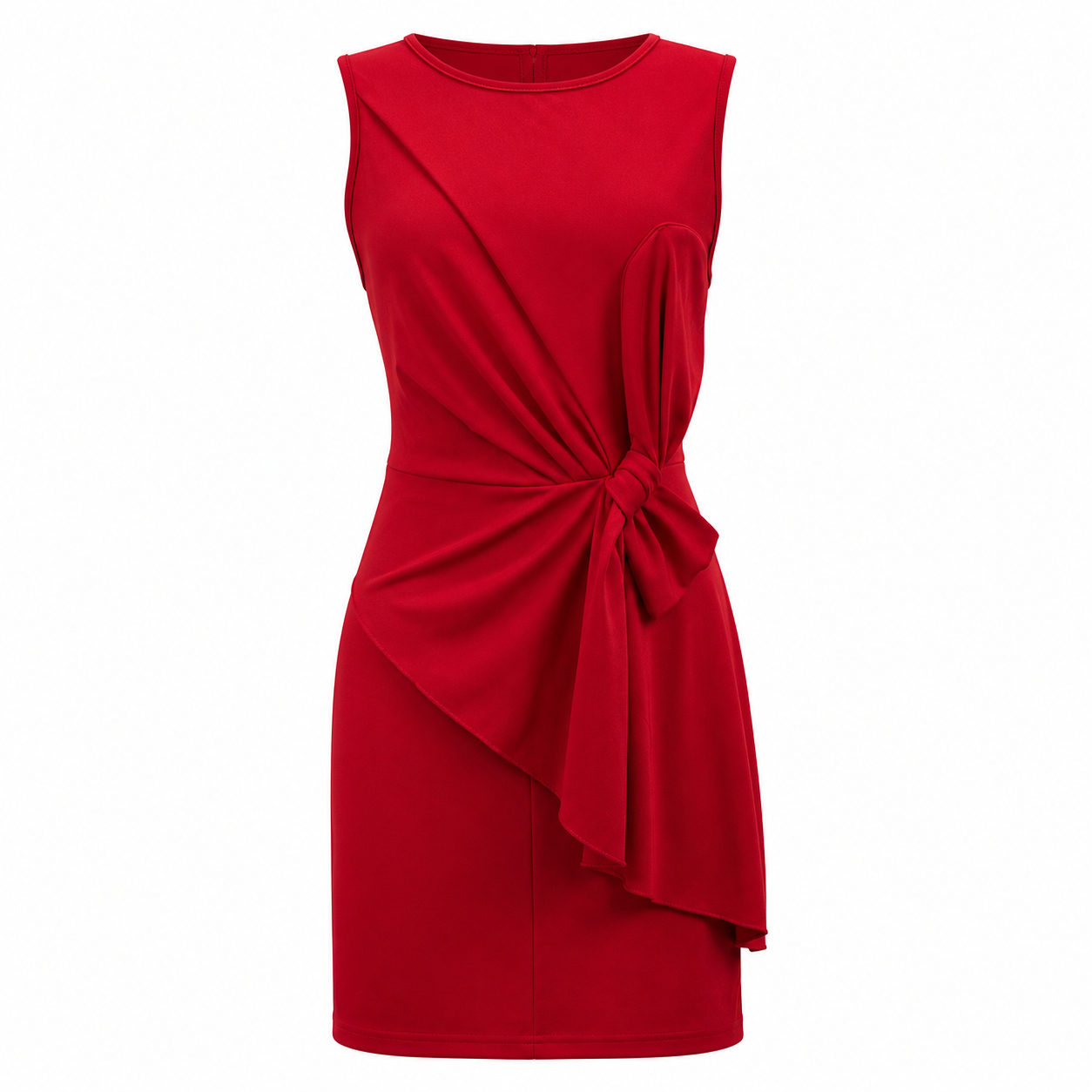 Isla | Women's Elegant Cocktail Dress with Knot Detail