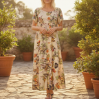 Isolde | Women's Floral Sleeve Maxi Dress