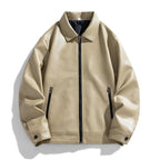 Jasper - Men's Classic Faux Leather Jacket