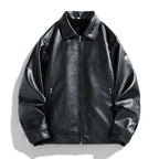 Jasper - Men's Classic Faux Leather Jacket