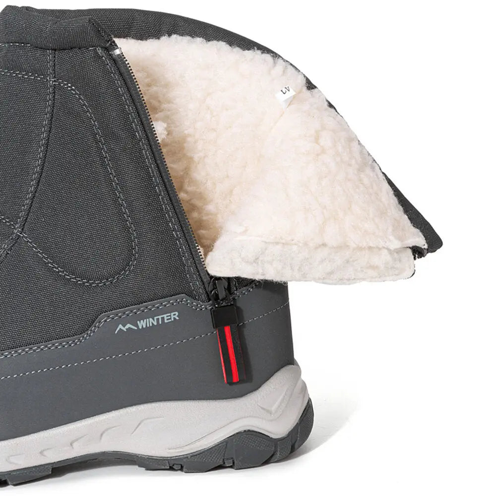 Jasper - Men's Rugged Winter Boots with Side Zip