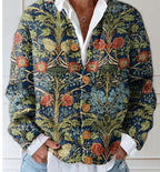 Juniper | Women's Floral Cardigan with Button Front