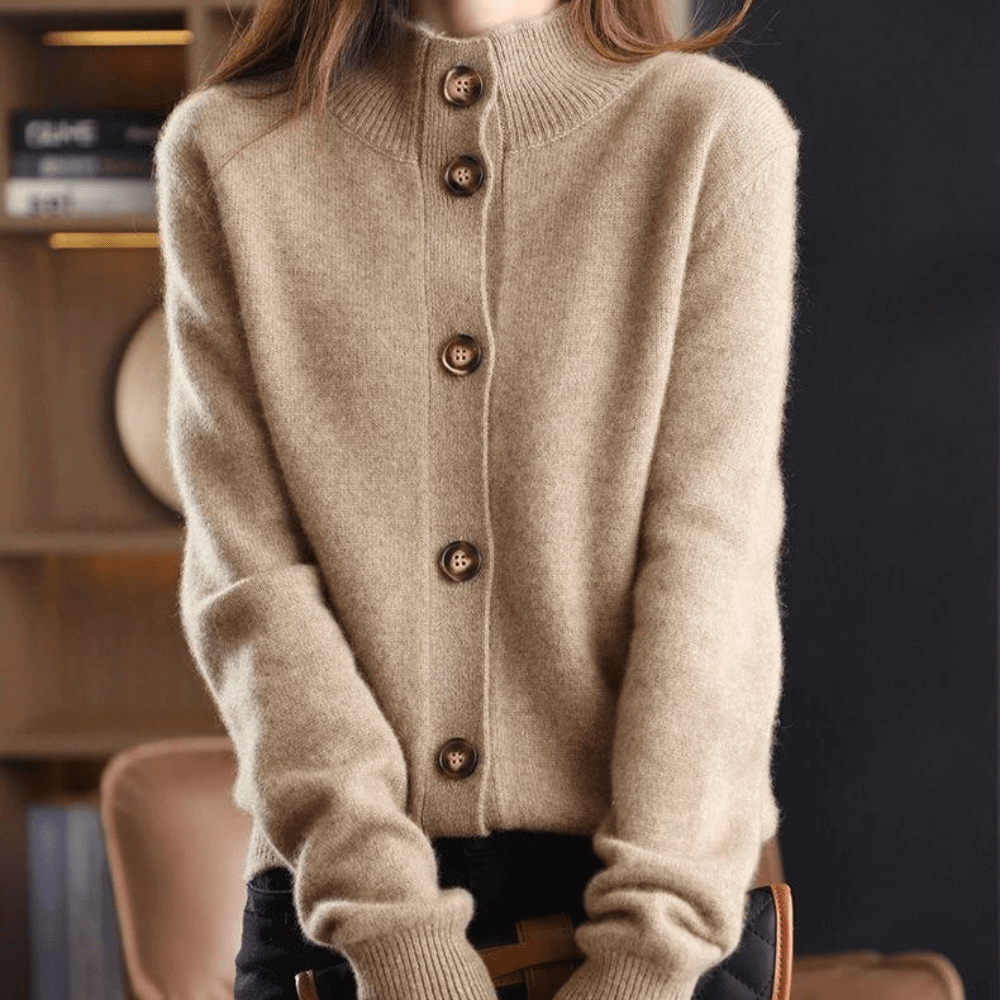 Juno - Women's Cozy Button-Up Cardigan