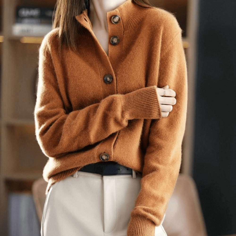 Juno - Women's Cozy Button-Up Cardigan