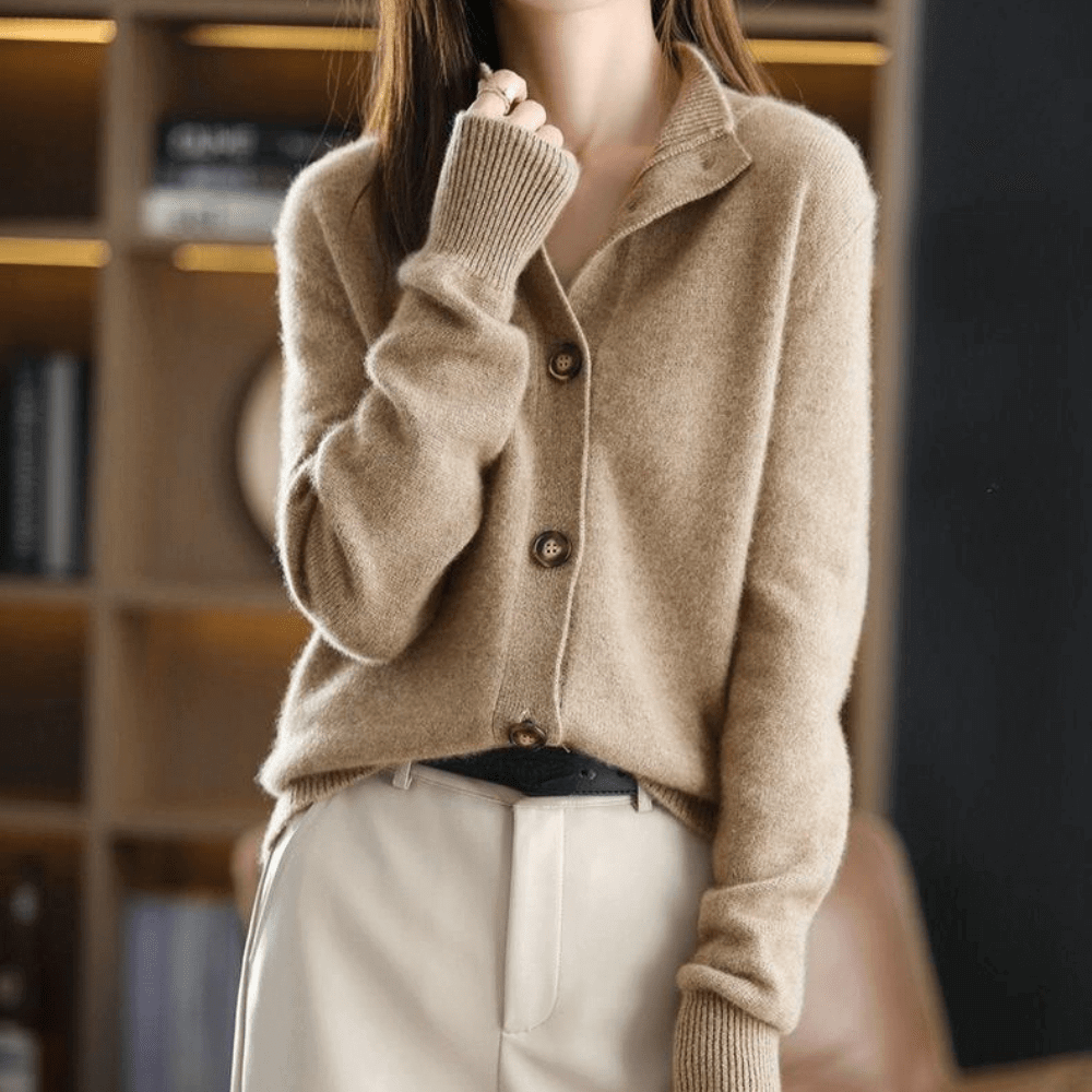 Juno - Women's Cozy Button-Up Cardigan