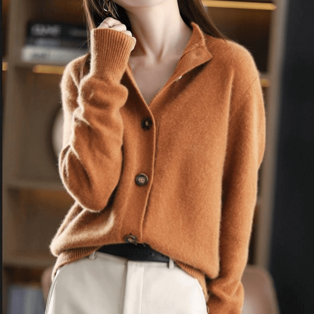 Juno - Women's Cozy Button-Up Cardigan