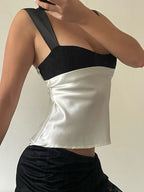 Kaia | Women's Elegant Satin Corset Top