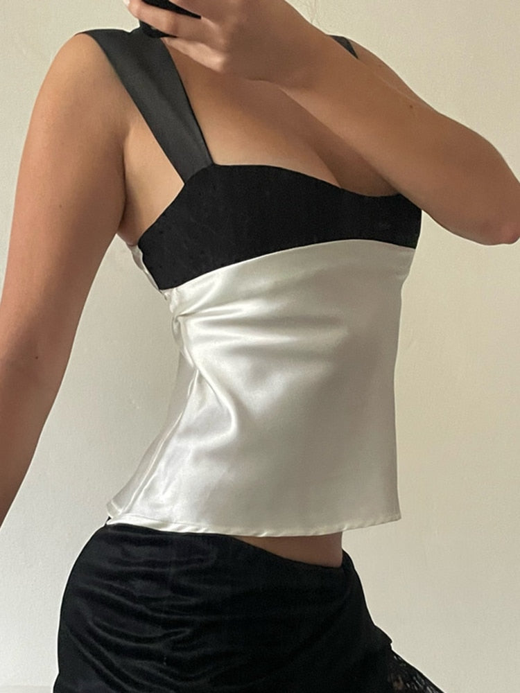 Kaia | Women's Elegant Satin Corset Top