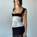 Kaia | Women's Elegant Satin Corset Top