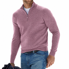 Keanu - Men's Classic Quarter Zip Sweater