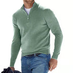 Keanu - Men's Classic Quarter Zip Sweater