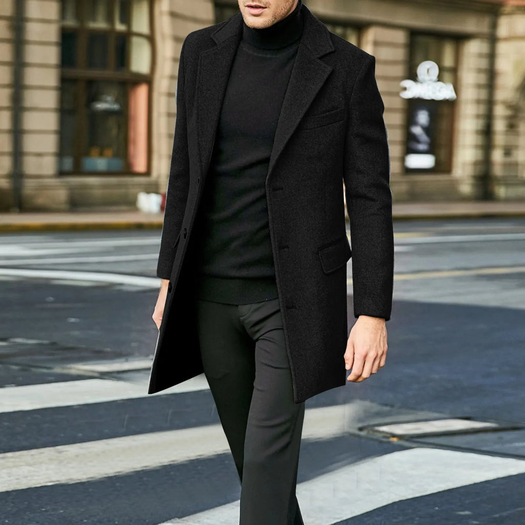 Finn | Men's Mid Length Elegant Coat