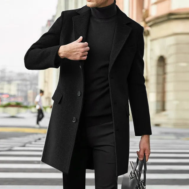Finn | Men's Mid Length Elegant Coat