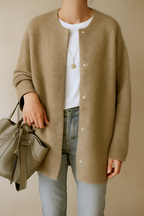 Lara - Women's Chic Open-Front Cardigan