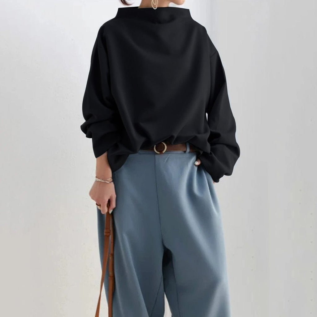Lennox | Women's Warm Oversized Neck Blouse
