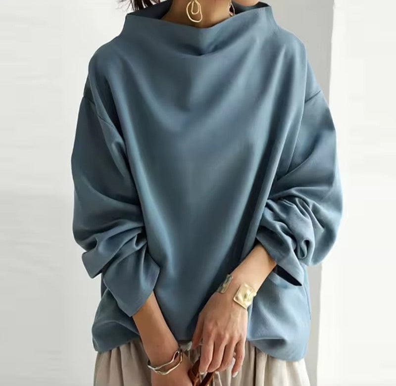 Lennox | Women's Warm Oversized Neck Blouse
