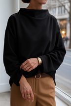 Lennox | Women's Warm Oversized Neck Blouse