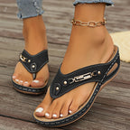 Lenora | Women's Comfort Sandals with Cut-Out Design