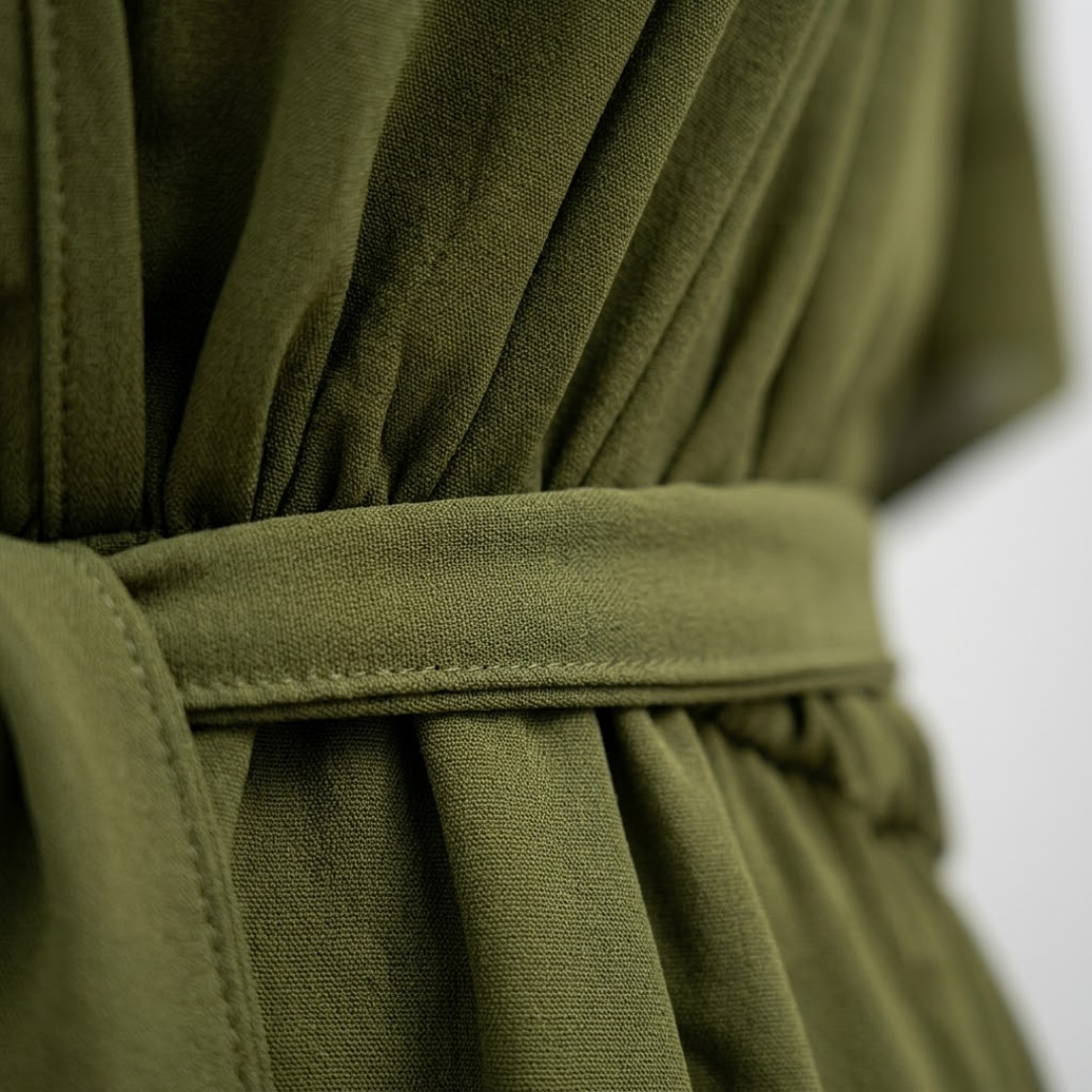 Lila | Women's Elegant Maxi Dress with Tie Waist