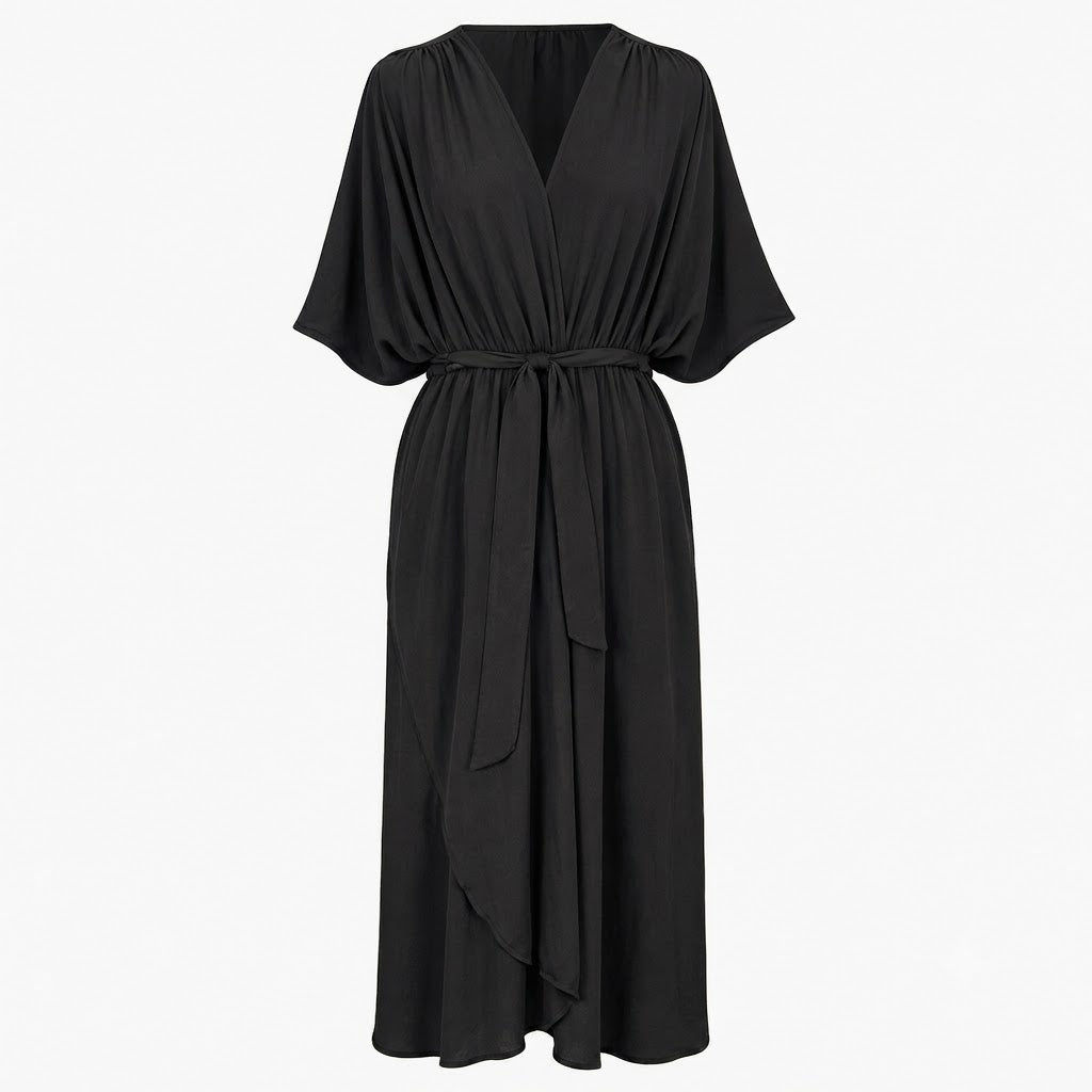 Lila | Women's Elegant Maxi Dress with Tie Waist