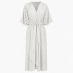 Lila | Women's Elegant Maxi Dress with Tie Waist