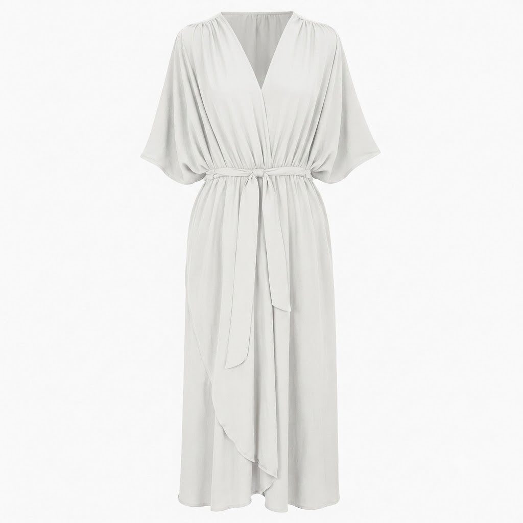 Lila | Women's Elegant Maxi Dress with Tie Waist