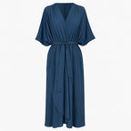 Lila | Women's Elegant Maxi Dress with Tie Waist