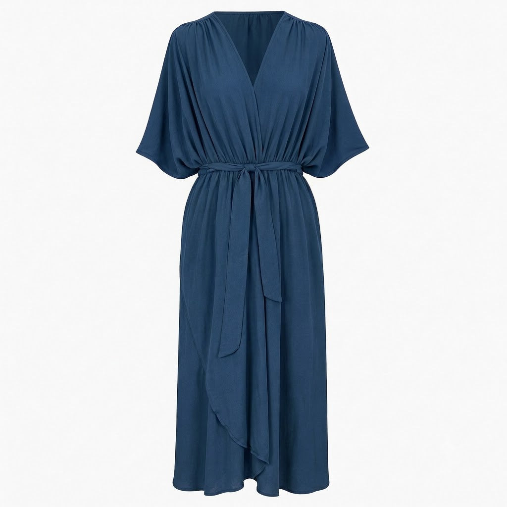 Lila | Women's Elegant Maxi Dress with Tie Waist